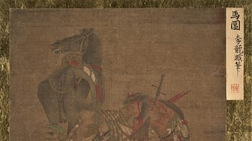 Mongol with Horse & Camel