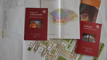 Official Guides & Maps of Pompeii, Boscoreale, Oplontis and Stabiae