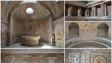 The Forum Baths in Pompeii