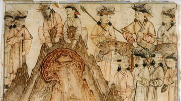Mongol Warriors in Deel Robes