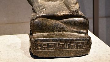 Statue of Sobek-hotep