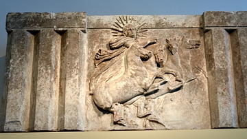 Metope of Helios in Quadriga