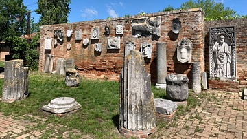 Wall at the Museo di Torcello