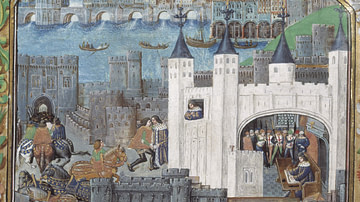 Tower of London Medieval Illustration