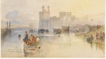 Caernarfon Castle by Turner