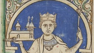 Painting of King Stephen of England