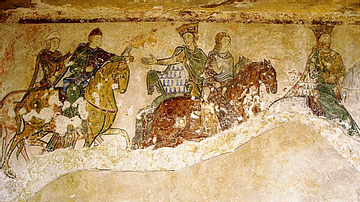Royal Hunt Fresco, Chapelle Sainte-Radegonde