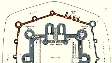 Plan of Beaumaris Castle