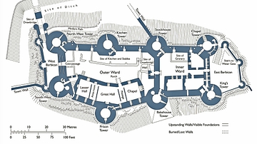 Plan of Conwy Castle