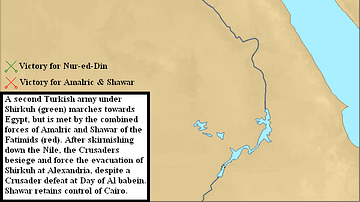 Third Crusader Invasion of Egypt, 1166-1167 CE