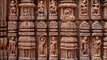 Sculptures at Konarak Sun Temple