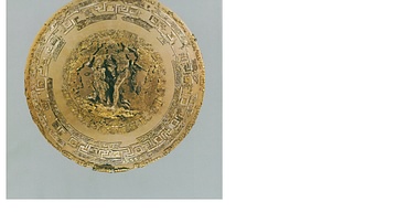 Wreath & Ceremonial Shield from Tomb II, Vergina