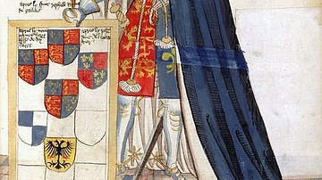 Edward the Black Prince as a Knight of the Garter