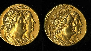 Ptolemy I with Berenice I & Ptolemy II with Arsinoe II