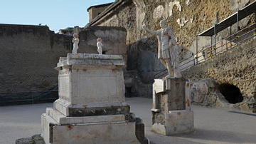 Terrace of Marcus Nonius Balbus in Herculaneum