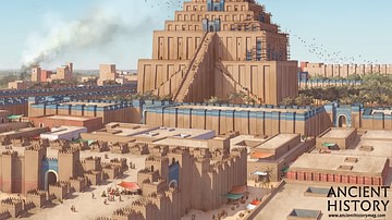 Recreation of the Etemenanki in Babylon