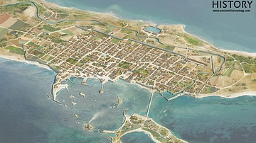 Aerial View of Ancient Alexandria