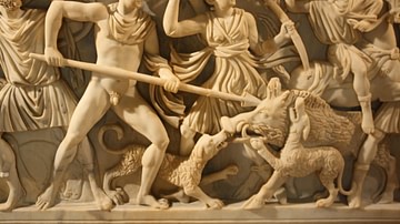 Roman Sarcophagus (Detail)