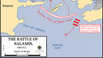 The Greek Strategy at the Battle of Salamis 480 BCE