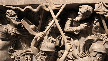 Detail of the Portonaccio Sarcophagus
