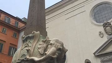 Obelisk at Piazza della Minerva