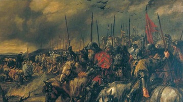 Morning of the Battle of Agincourt