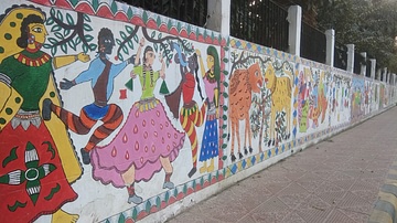 Madhubani Painting Mural