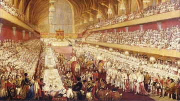 Coronation Banquet of George IV, Westminster Hall