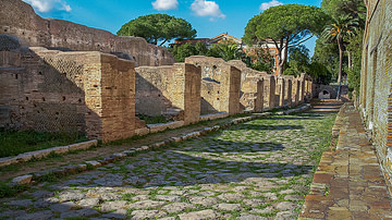 Roman Shop Fronts, Ostia