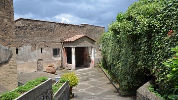 Entrance to Villa San Marco in Stabiae