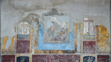 Fresco Depicting Dionysus’ Discovery of Ariadne on Naxos, Stabiae