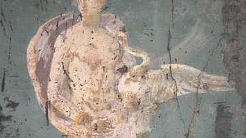 Leda and the Swan Fresco from Stabiae