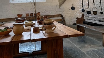 The Abbot's Kitchen Interior - Glastonbury Abbey