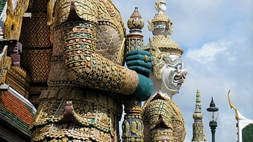 Yaksha or Demon Guardians at the Temple of the Emerald Buddha
