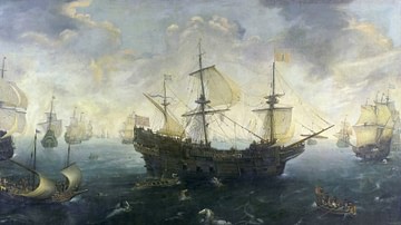 The Spanish Armada of 1588 CE By van Wieringen