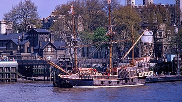 A Replica of the Golden Hind