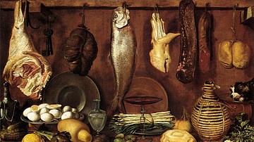 16th Century CE Kitchen Still-life