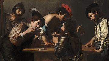 Card Players by Valentin de Boulogne