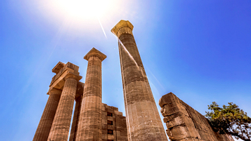 Temple of Athena Lindia - Rhodes