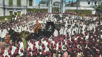 Sultan Abdul Hamid Going to Offer Friday Prayers