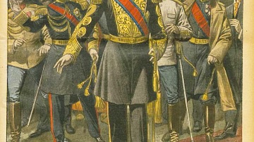 Mehmed V Proclaimed Sultan