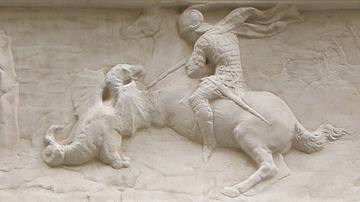 Saint George & the Dragon by Donatello