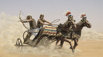 Egyptian War Chariot in Action