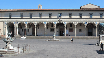 Loggia of Ospedale degli Innocenti by Brunelleschi
