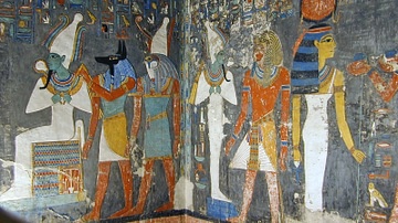Wall Painting from the Tomb of Horemheb