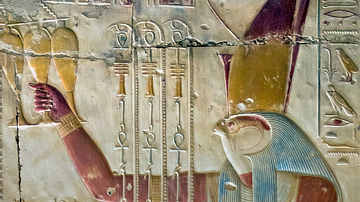 Relief of Horus, Temple of Seti