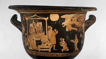 Hypnos and Thanatos Bringing the Body of Sarpedon