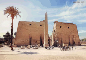 Reconstruction of Luxor Temple, Egypt