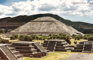 Reconstruction of Pyramid of the Sun, Teotihuacan
