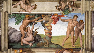 Temptation & Expulsion from Paradise, Sistine Chapel